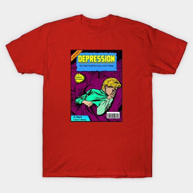 DEPRESSION COMIC T-Shirt by theanomalius_merch